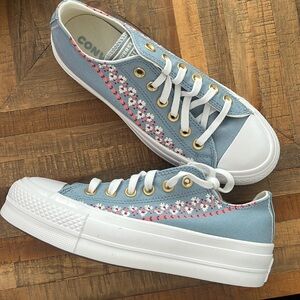 Brand New in Box Limited Edition Platform Converse